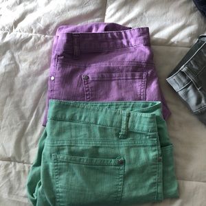 Forever 21 pastel skinnies